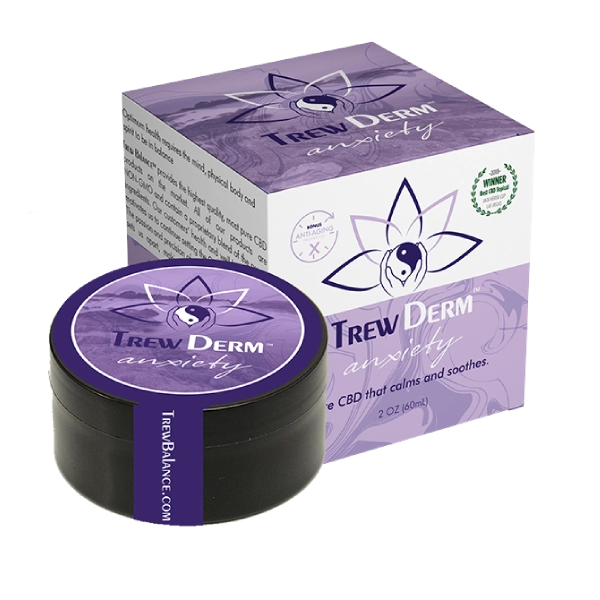 Trew Derm Pure CBD Salve 2 oz - Anxiety