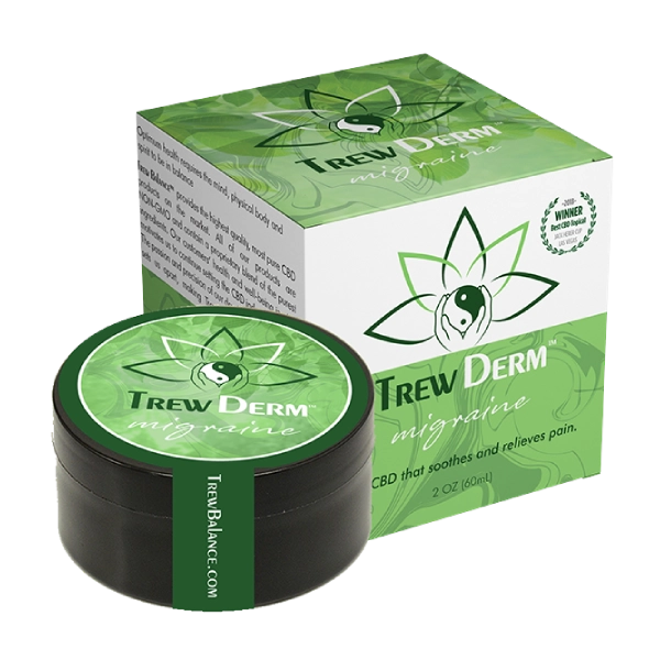 Trew Derm Pure CBD Salve 2 oz – Migraines