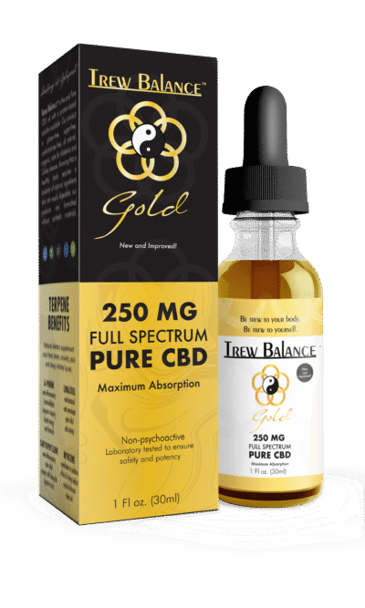 Trew Balance Gold – 250mg Pure CBD - 30 Day Supply